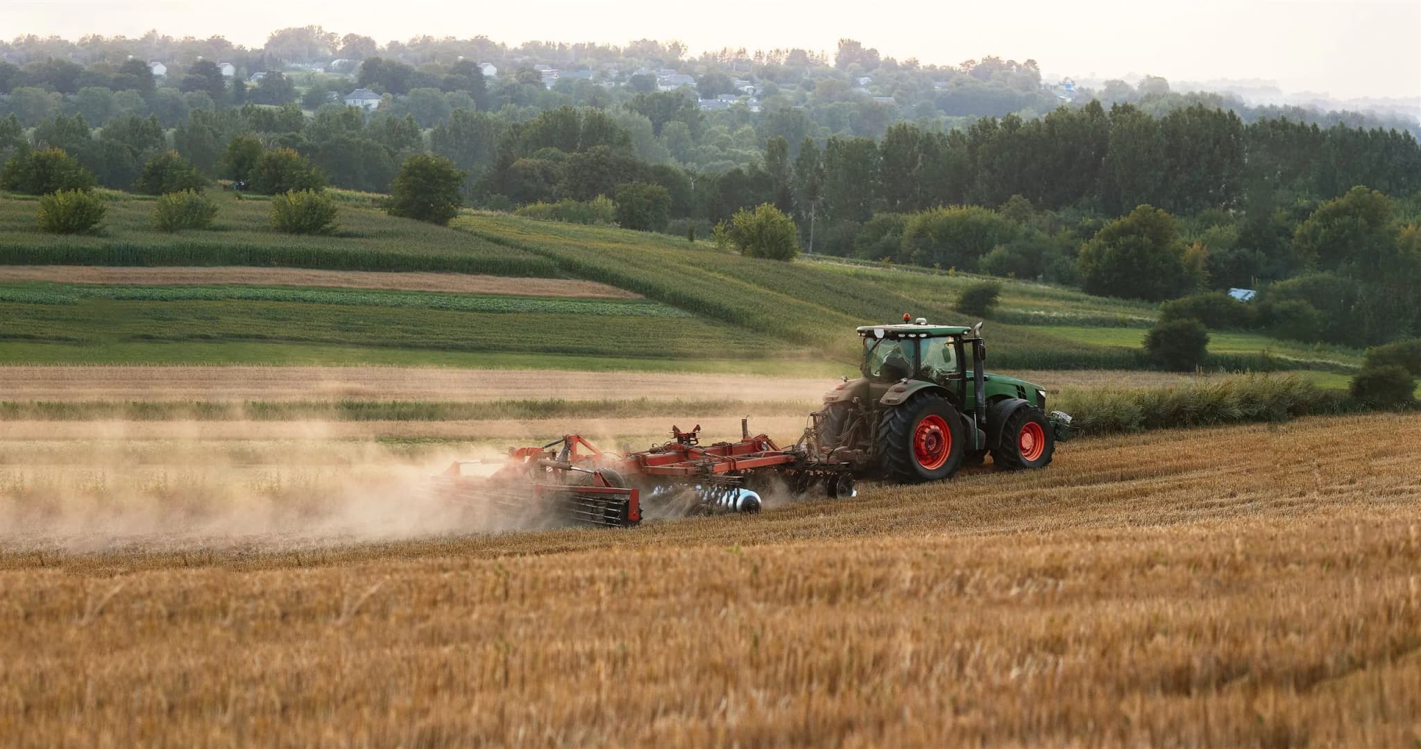 FJ Dynamics autosteering working a paddock