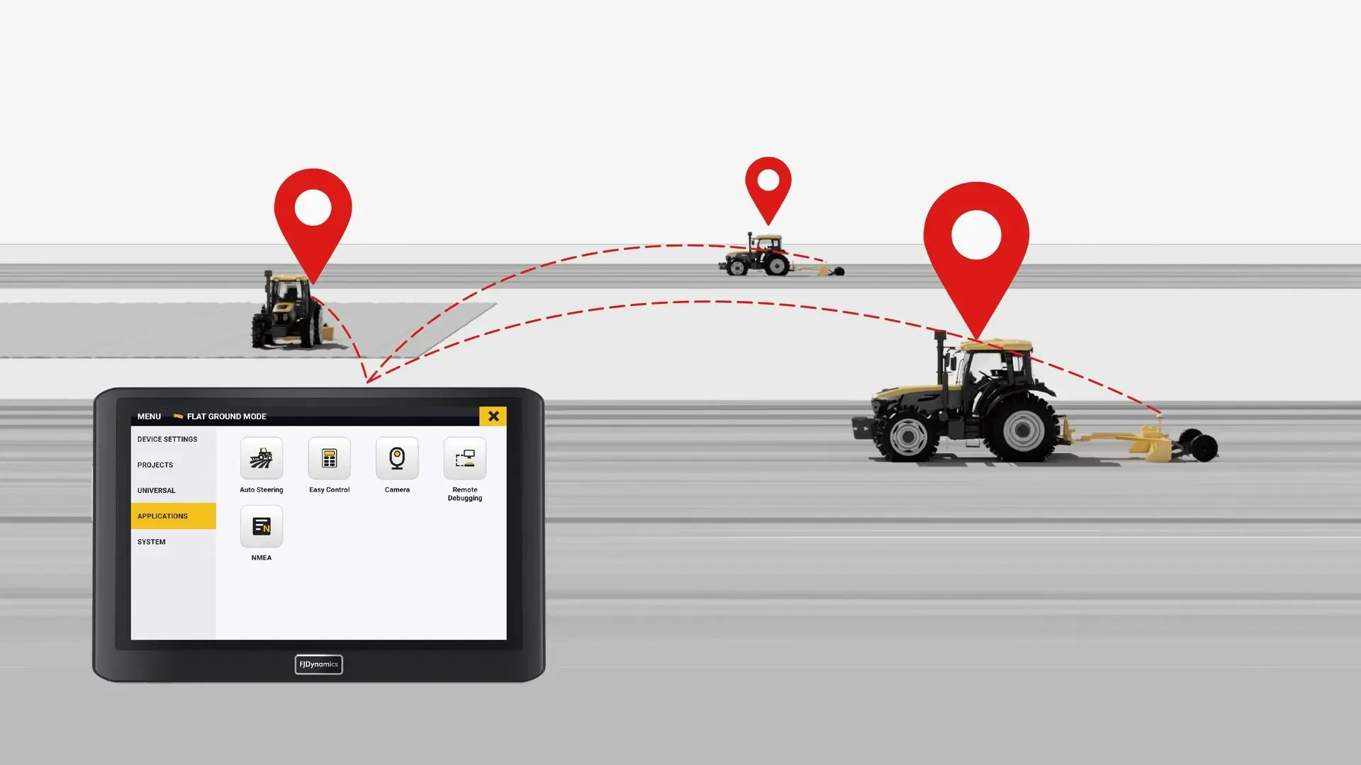 FJD AL02/AL02 Max 3D Land Leveling System view 3