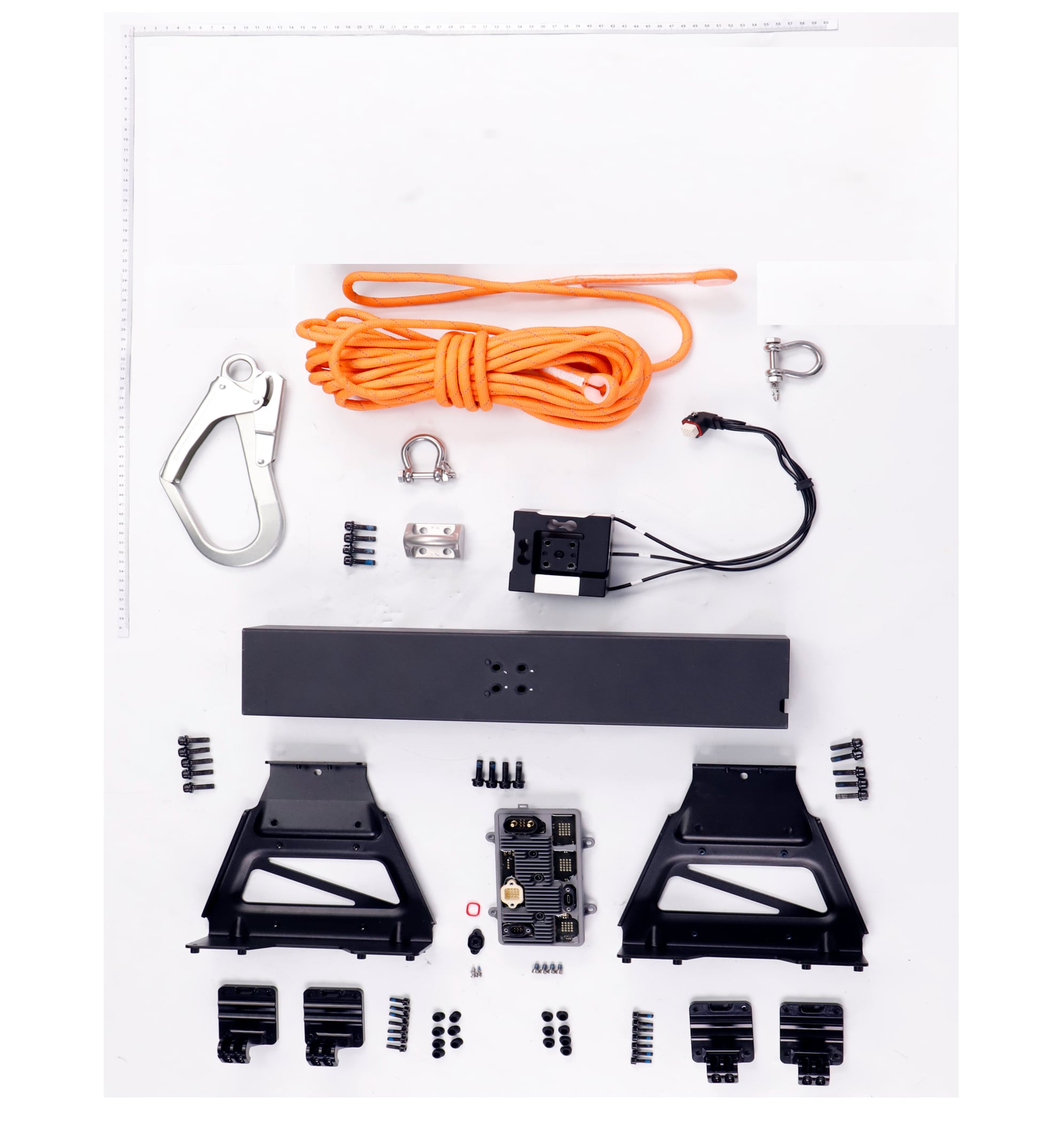 T100 Lift System Winch exploded parts diagram