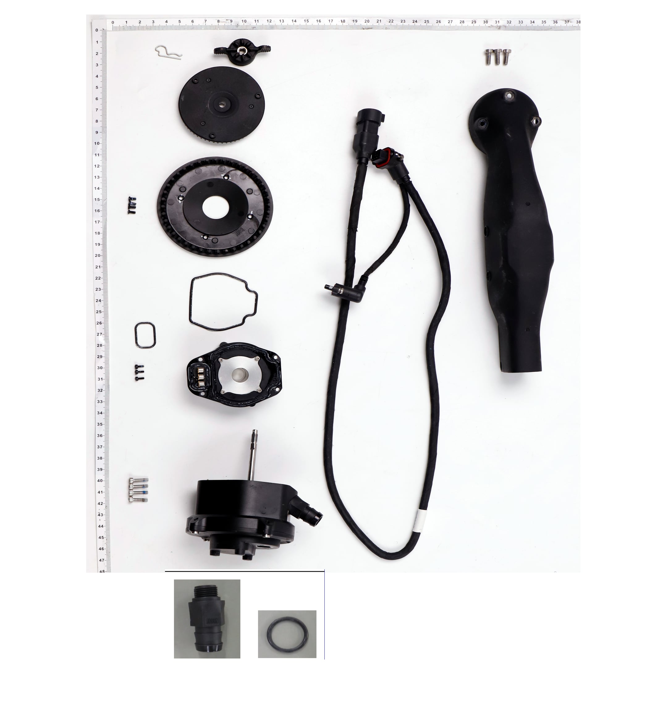 T100 Mist Kit External Spray Boom exploded parts diagram