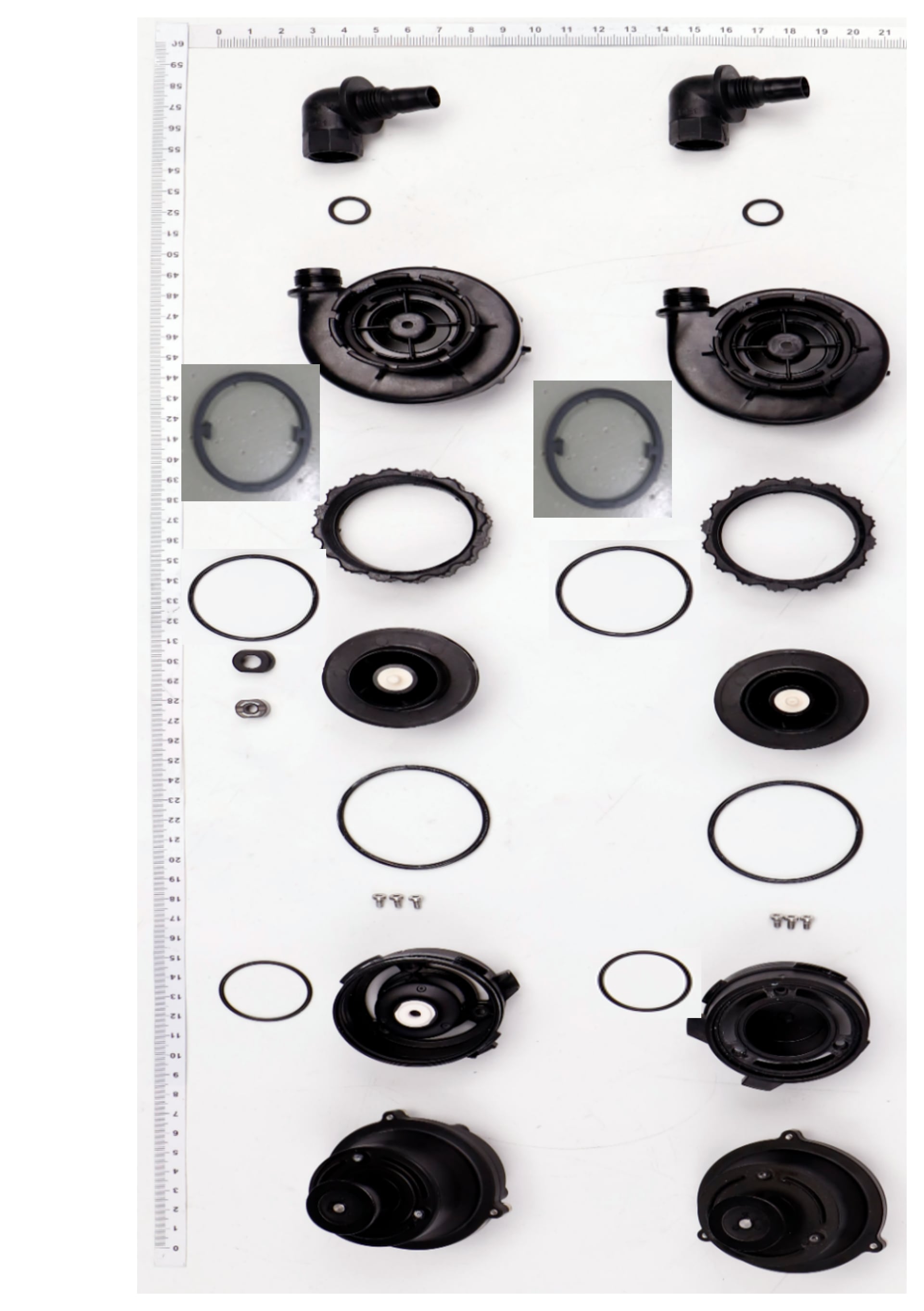 T70P Impeller Pump exploded parts diagram