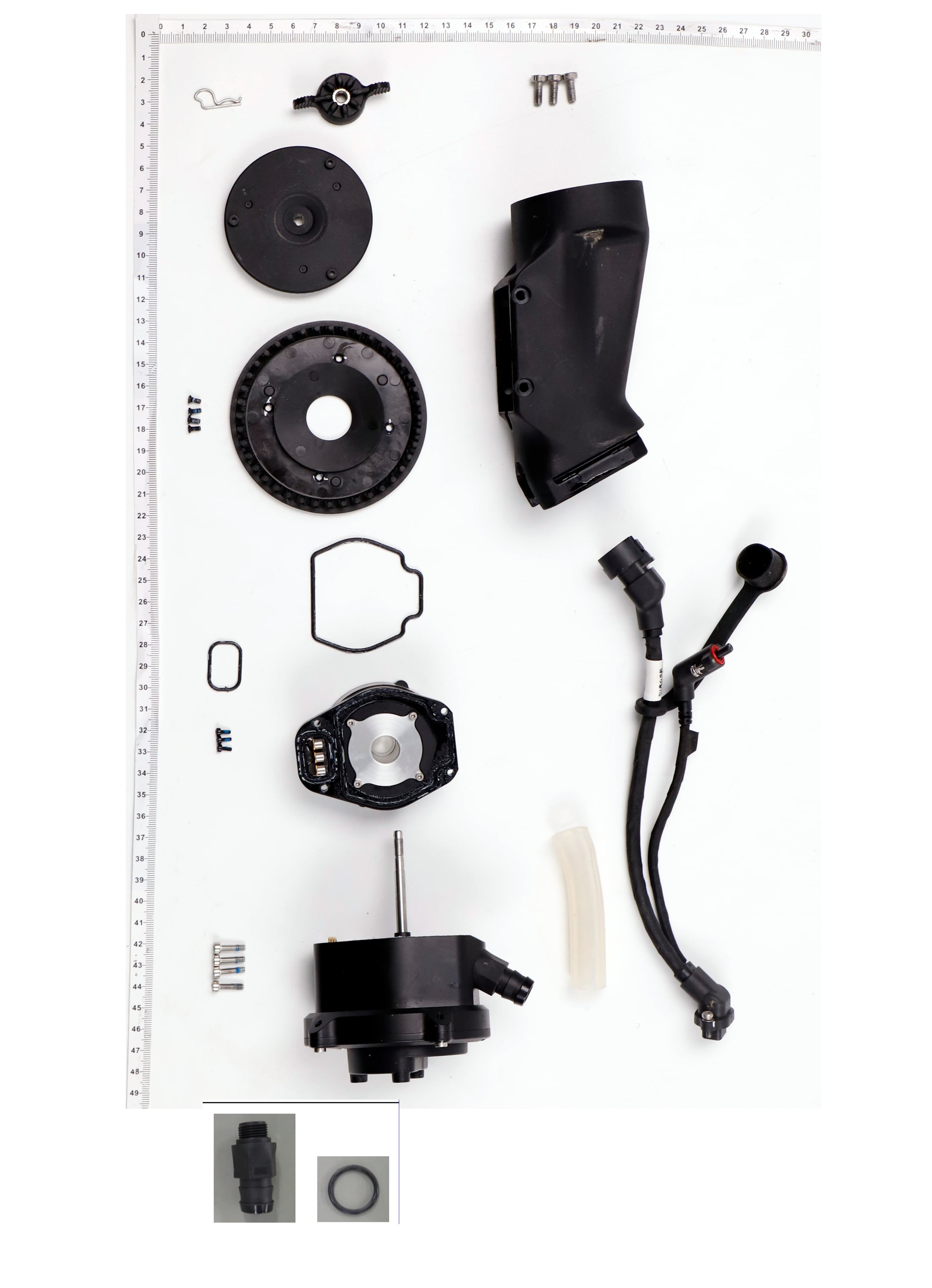 T100 Mist Kit Internal Spray Boom exploded parts diagram