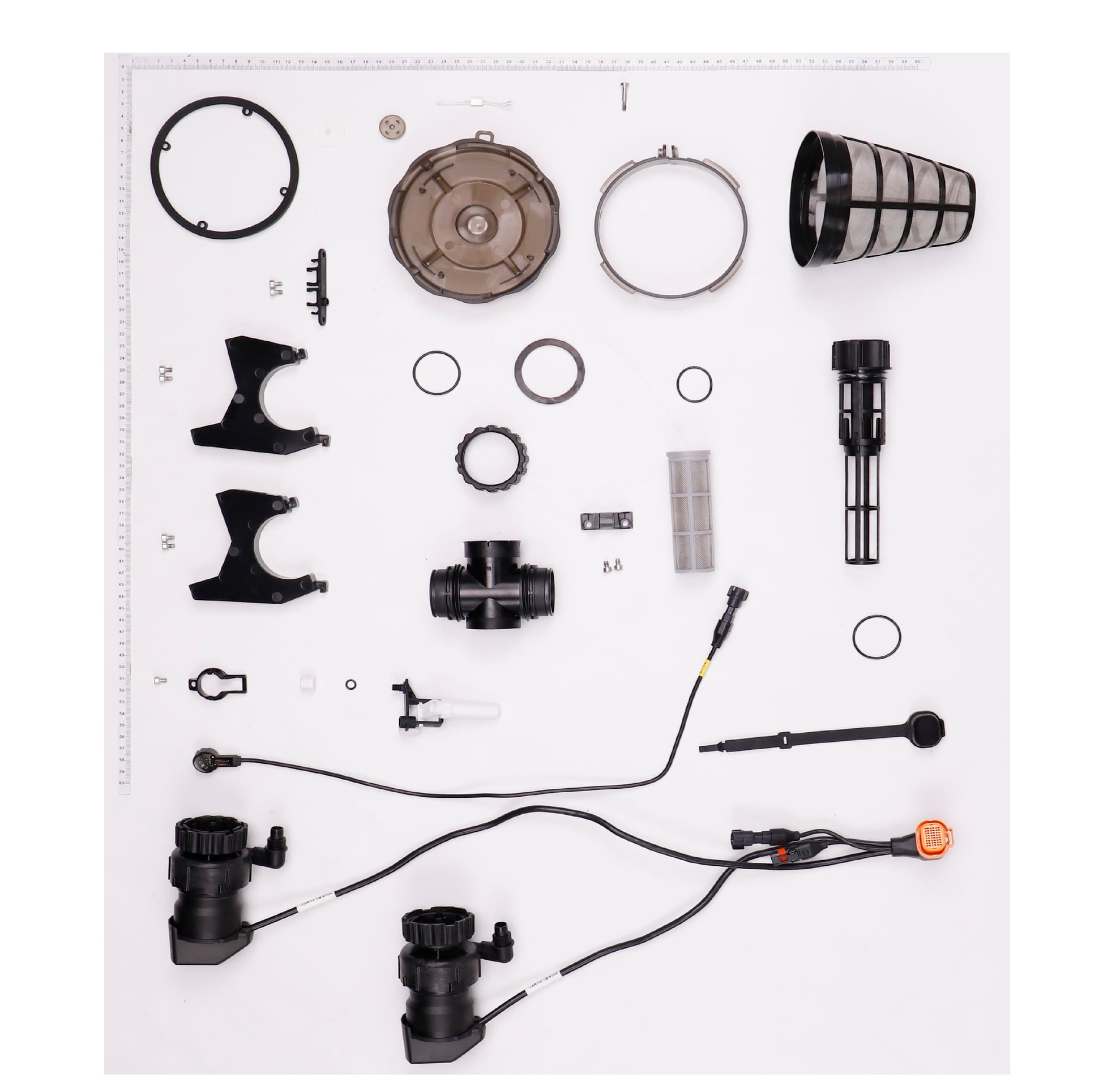 T25P Tank (2) exploded parts diagram