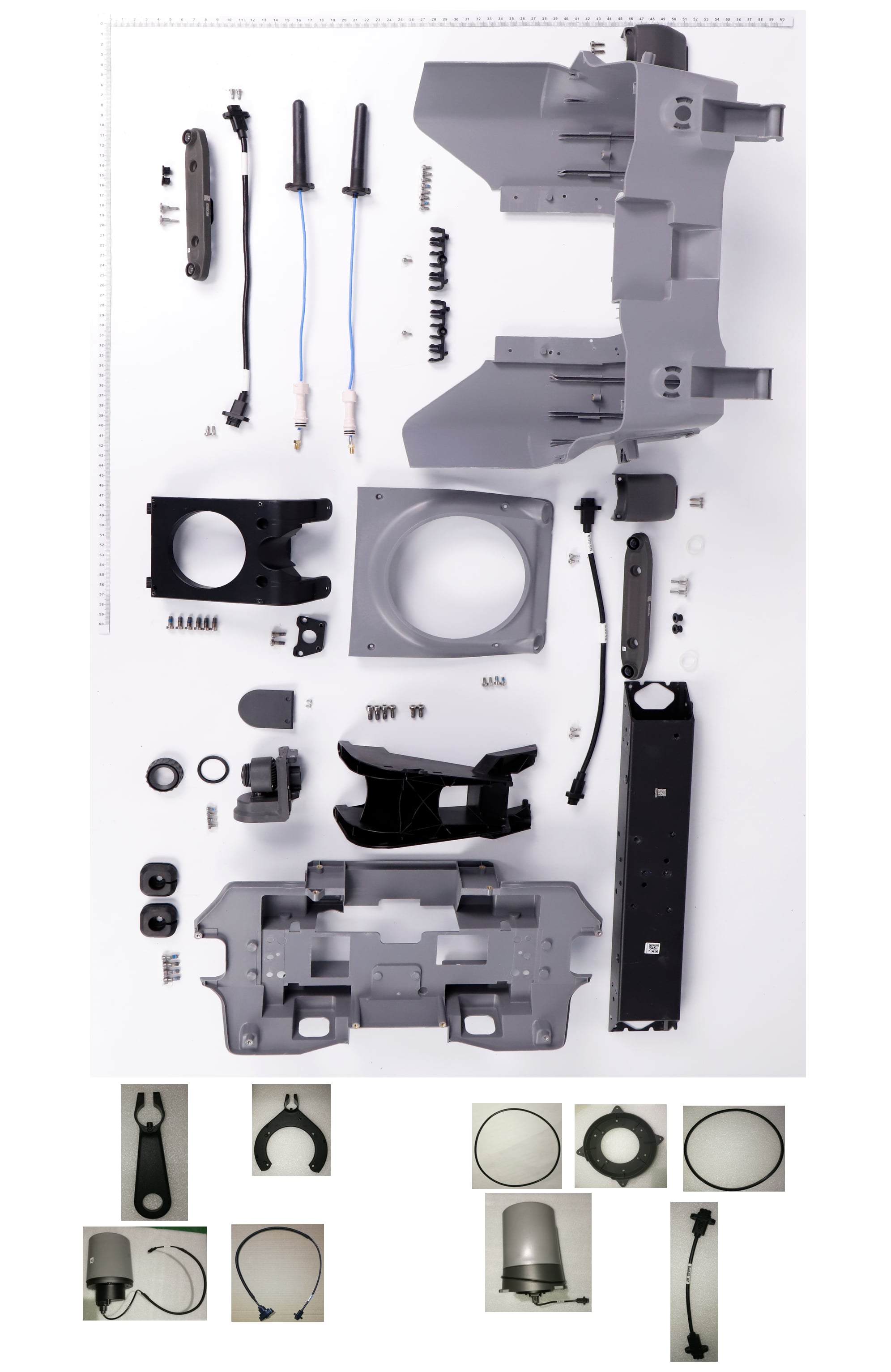T50 Front Frame exploded parts diagram