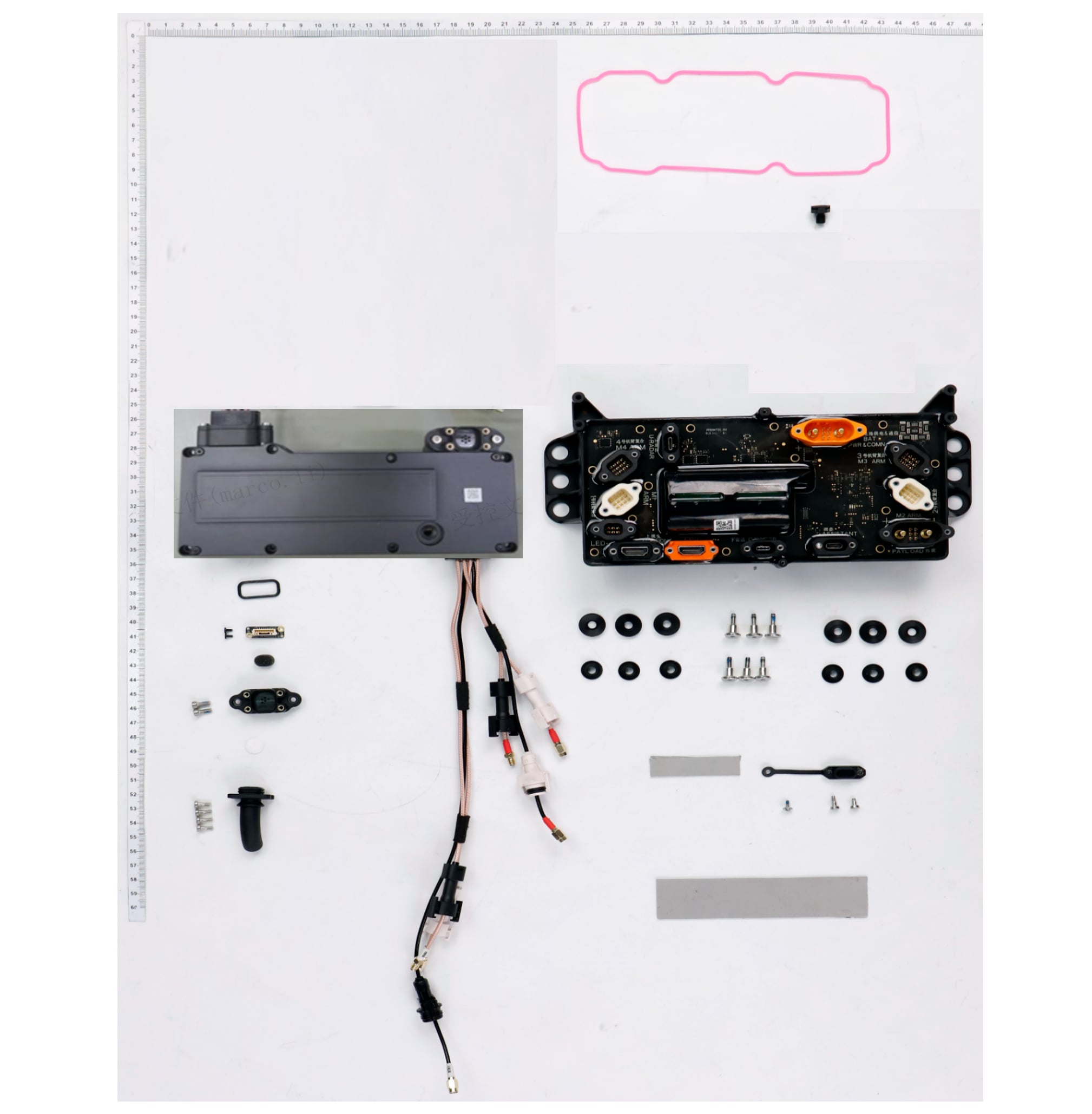 T70P Cable Distribution Board exploded parts diagram