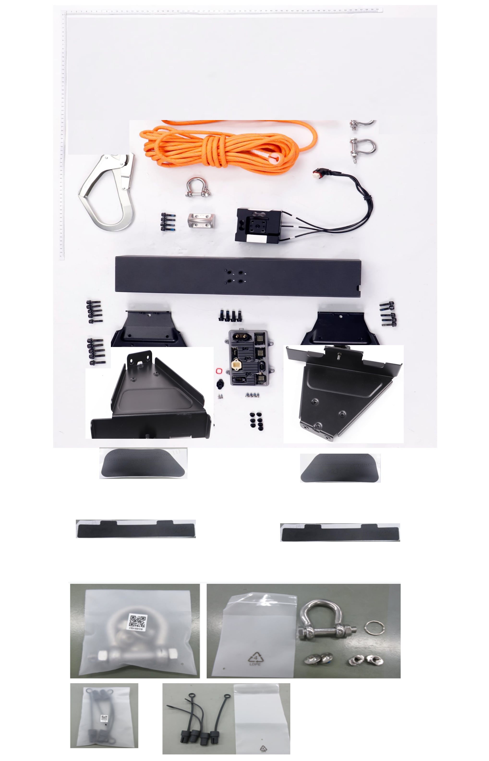 T70P Lifting System Winch exploded parts diagram