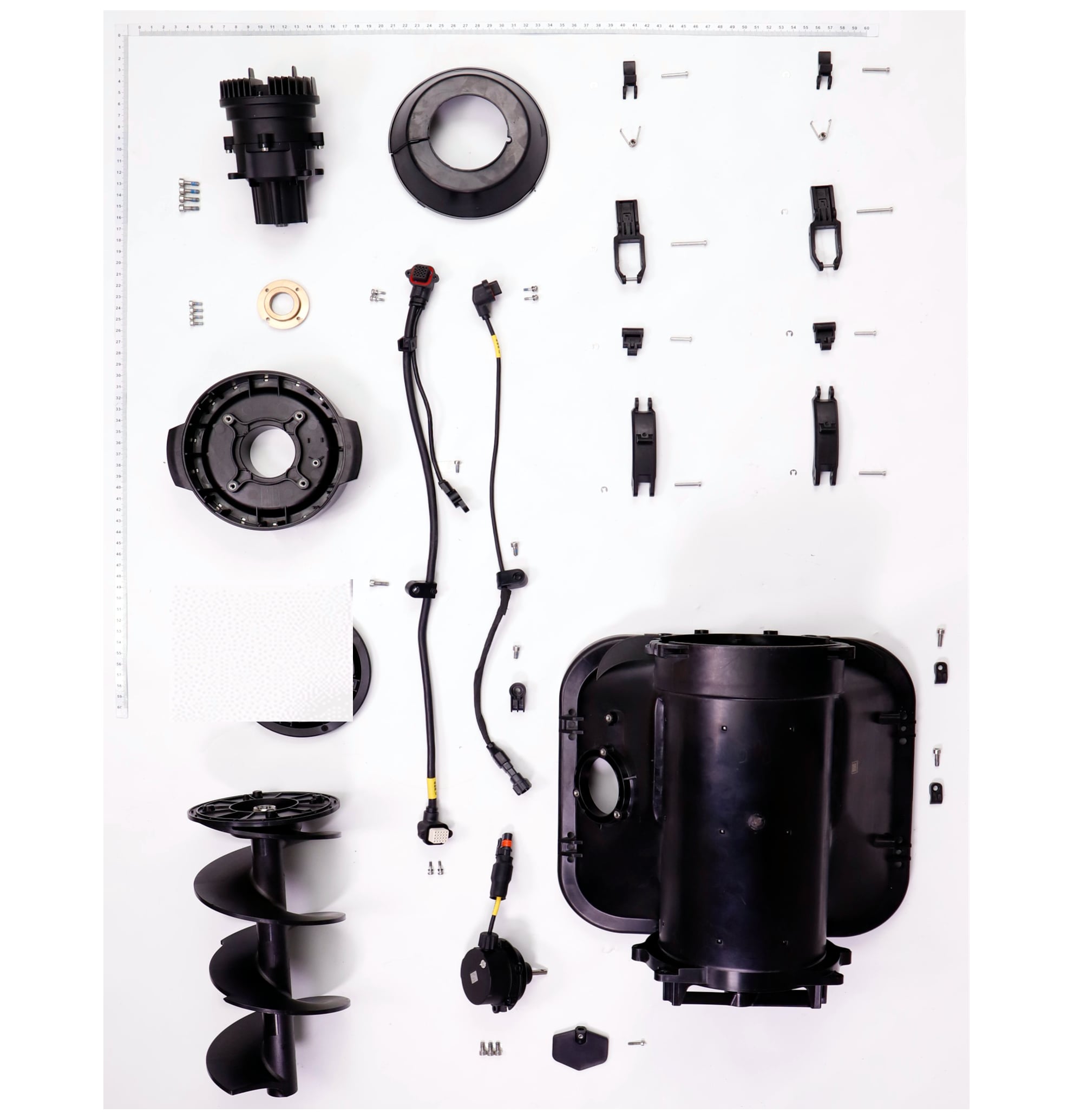 T70P Spreading Auger exploded parts diagram