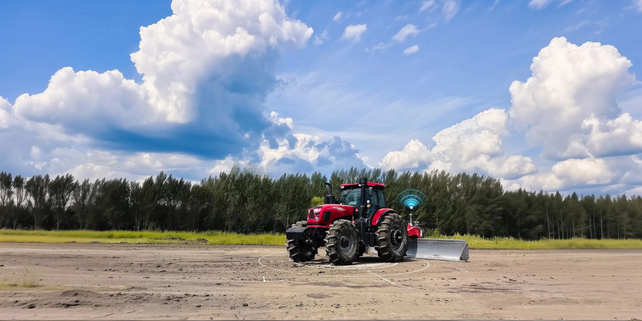 FJD AL02/AL02 Max 3D Land Leveling System in the field