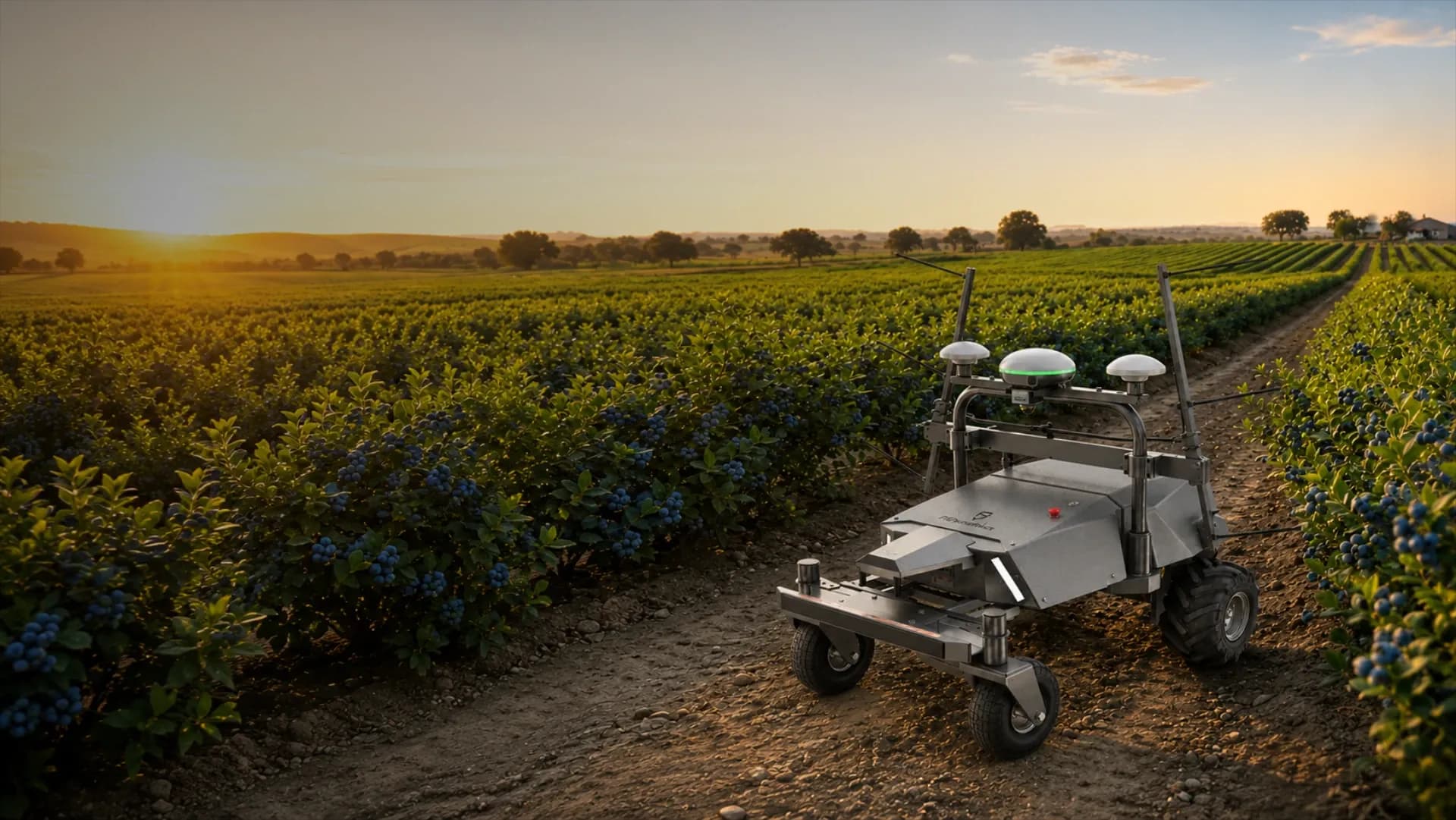 FJD XBot Agri Robot in the field