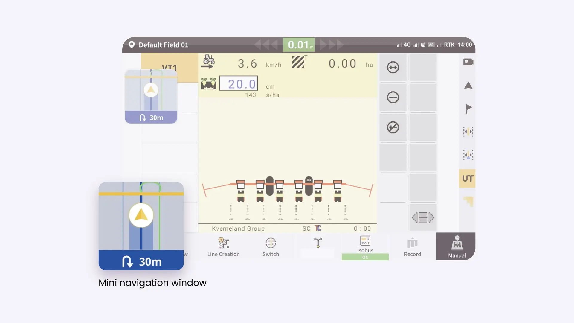 Mini navigation window