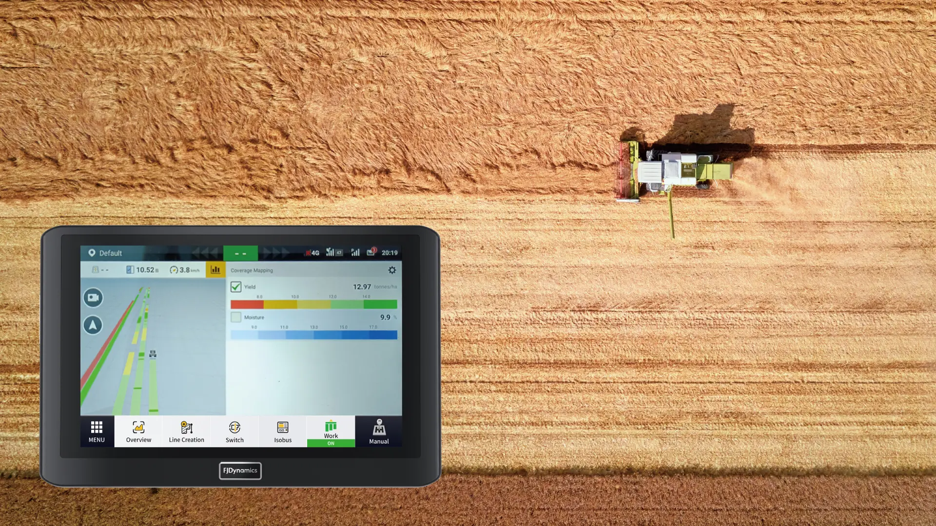 FJD AYM live moisture and yield data